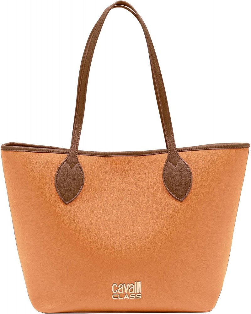 Cavalli Class RAVENNA Light Peach Everyday Soft Large Shopper Tote Bag for womens $69.75 Totes