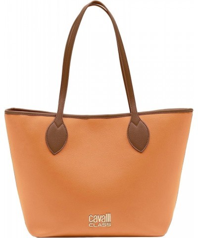 Cavalli Class RAVENNA Light Peach Everyday Soft Large Shopper Tote Bag for womens $69.75 Totes