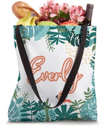 Personalized Baby Name Nursery Decor Everly Mighty Jungle Tote Bag $10.80 Totes