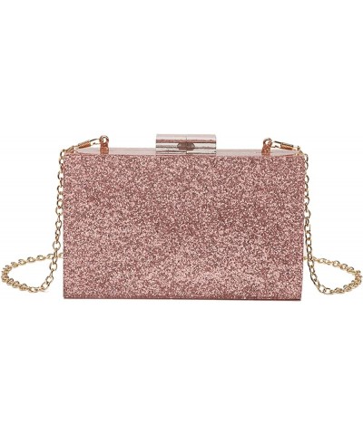 Acrylic Clutch Bags Purse Perspex Bag Handbags for Women 10-glitter-pink $15.98 Evening Bags