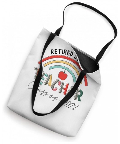 Retired Teacher Class Of 2022 Science teacher Rainbow Tote Bag $8.83 Totes