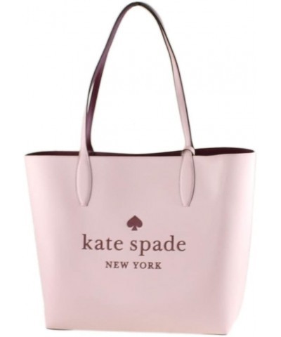 Kate Spade Glitter On Leather Large Reversible Tote Rose Smoke Pink Burgundy $64.64 Totes