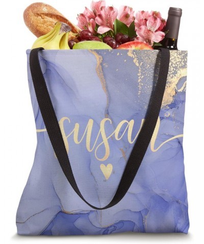 Susan Letter S Initial Cute Purple Personalized Tote Bag $11.89 Totes