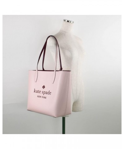 Kate Spade Glitter On Leather Large Reversible Tote Rose Smoke Pink Burgundy $64.64 Totes