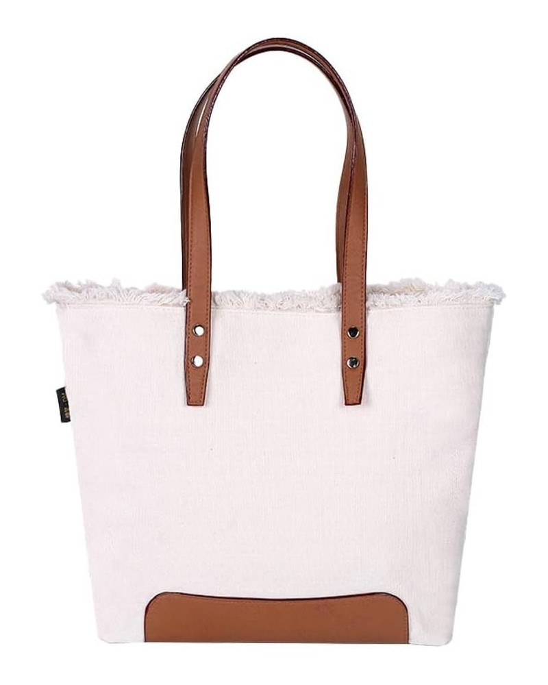 Solid Color Tote Handbags for Women Classic Hobo Bags for Women Shoulder Bag Purse Gym Bag Travel Bag Mommy Bag 2024 Beige $2...