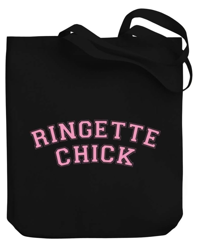 Ringette CHICK ATHLETIC DEPARTMENT Canvas Tote Bag 10.5" x 16" x 4 $22.79 Totes