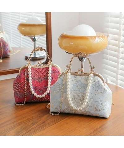 Vintage Classic Lace Bag Beads Wedding Shell Lock Bags Women Shoulder Crossbody Bag Chain Women's Handbags Bags Women Bag 1 $...