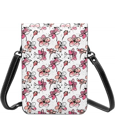 Womens Crossbody Bags Dinosaur Pattern Phone Bag Wallet Purses Adjustable Strap Sakura Pattern (2) $16.08 Crossbody Bags