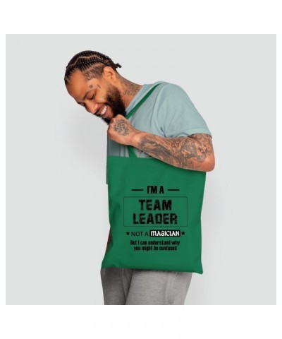 Funny Gift for Team Leaders Bosses and Coworkers Natural White Multicolor Canvas Tote Bag $15.94 Totes