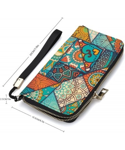 Soft PU Leather Clutch Long Bifold Wallet, Coin Purse Credit Pass Case, Unisex Durable Card-Holder Slim Billfold Money Storag...