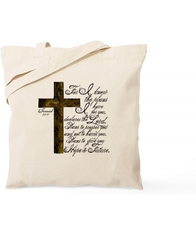 FROG Fully Rely On God Tote Bag Natural Canvas Tote Bag, Cloth Shopping Bag Plan of God Jeremiah 29:11 Tote Bag $8.00 Travel ...