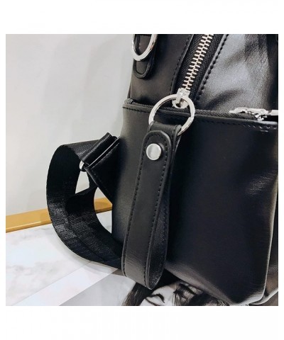 Crossbody Bag Hobo Sling Bag Hipster Messenger Bag Leather Backpack Rucksack for Women Fashion Backpack Multipurpose Design (...