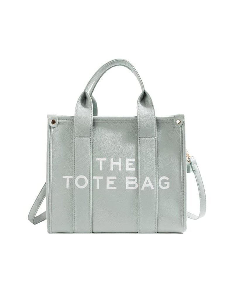 Tote Bag for Women Handbags for Women Shoulder PU Leather Tote Bag Shoulder Crossbody or Handle Bag Light Green $20.21 Totes