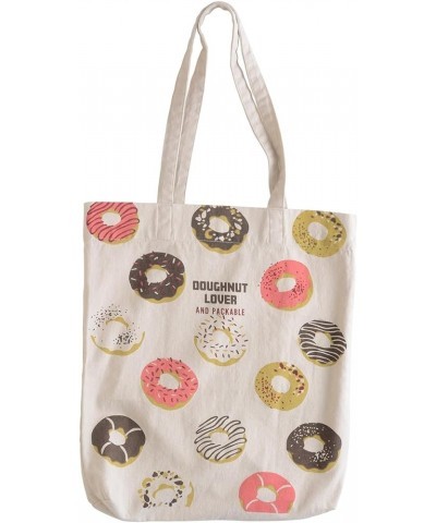 Packable Shoulder Tote Bag A4 Bag 37x40cm Gusset 5cm Donut Rubber $13.81 Travel Gear