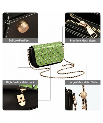 Christmas Penguin Green Sling Bags Crossbody for Womens Trendy Handbags with Adjustable Strap Black Belt Bag $22.95 Crossbody...