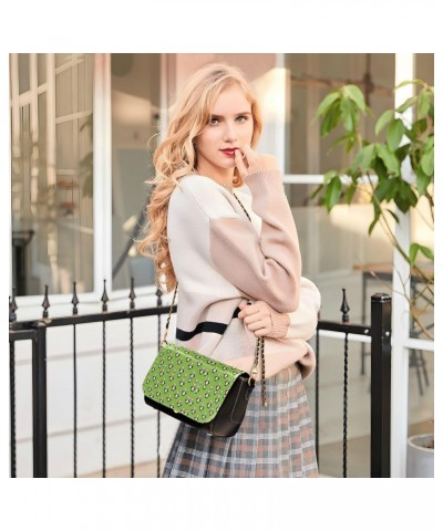 Christmas Penguin Green Sling Bags Crossbody for Womens Trendy Handbags with Adjustable Strap Black Belt Bag $22.95 Crossbody...