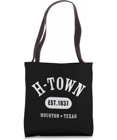 H-TOWN Houston TX Athletic Design - Established Est. 1837 Tote Bag $13.52 Totes