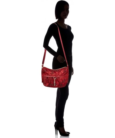 (Water Repellent, High Density Camouflage Nylon) Women's Shoulder Bag Red $28.28 Shoulder Bags