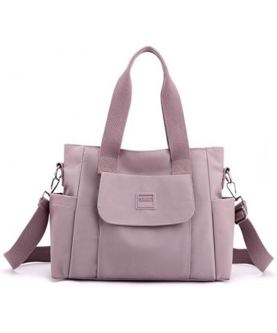 Women's Nylon Tote Bag Crossbody Shoulder Bag Satchel Bag Purse Hobo Bag Top Handle Work Bags Casual Clutch Light Gray $13.49...