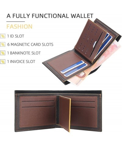 Minimalist Slim Wallets for Men, Large Capacity Genuine Leather Stylish Wallet/Credit Card Holder (Color : C) C $31.37 Wallets