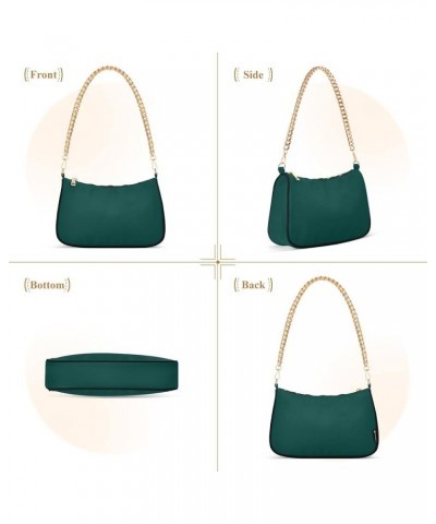 Green Blue Women's Shoulder Handbag Clutch Shoulder Tote HandBag Rich Black $13.95 Shoulder Bags