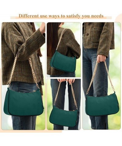 Green Blue Women's Shoulder Handbag Clutch Shoulder Tote HandBag Rich Black $13.95 Shoulder Bags