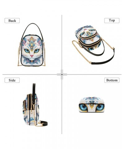 Abstract Leopard Womens Sling Backpack Crossbody Chain Shoulder Bags Waist Packs Multipurpose Handbags for Travel Shopping Of...