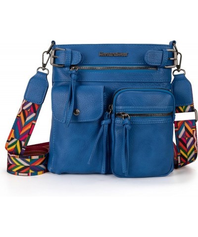 Crossbody Purses for Women Trendy Shoulder Bag Cross Body Purses for Travel C-blue $12.74 Crossbody Bags