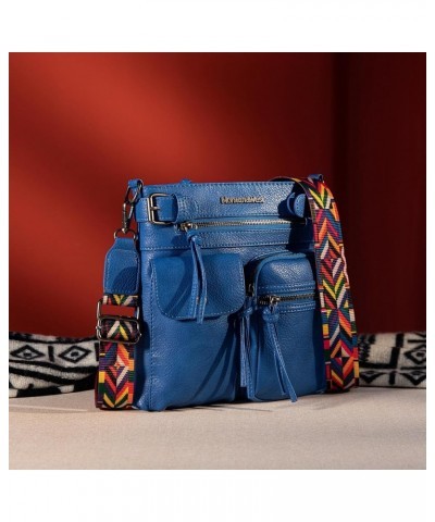 Crossbody Purses for Women Trendy Shoulder Bag Cross Body Purses for Travel C-blue $12.74 Crossbody Bags