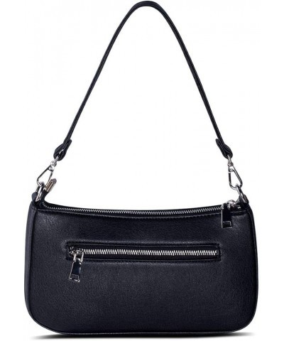 Small Shoulder bag with 2 Removable Straps Cross Body Clutch Purse Handbag for Women Black $14.88 Shoulder Bags