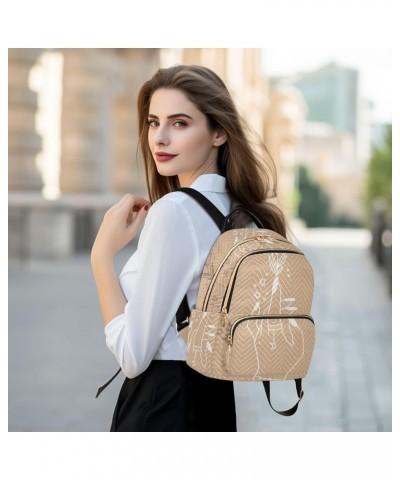 Women under The Moonlight Women's Backpack Wallet Casual Small Backpack Fashion Women's Travel Bag School Backpack Color332 S...