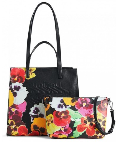 Accessories PU Shopping Bag, Black $74.57 Shoulder Bags