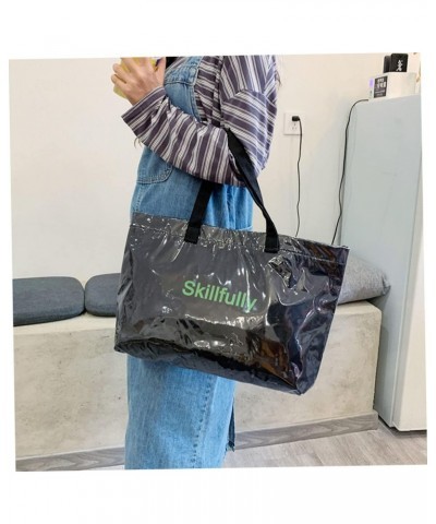 Shoulder Bags Carteras Para Mujer De Colgar Hombro Women Handbag Transparent Tote Bag Clear Organizer Bags Shoulder Bag for W...