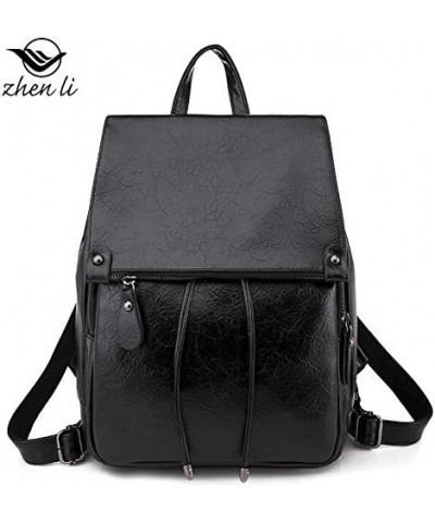 Women's Backpack Wallet Leather Fashion Travel Leisure Removable Women's Single Shoulder Bag Brown $18.45 Backpacks