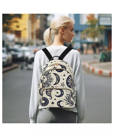 Mini Backpack Purse for Women, Ethnic Sun Moon Travel Bag Casual Daypack Shoulder Bag Medium $13.44 Backpacks