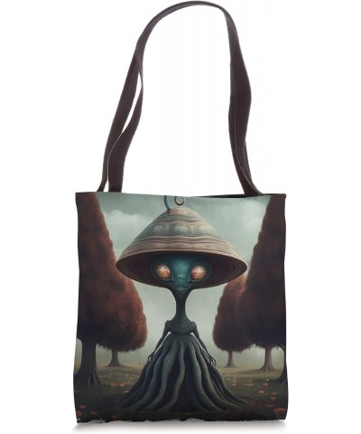 Flatwoods Monster "Braxie" 1952 Creepy Alien Cryptid Legend Tote Bag $11.66 Totes