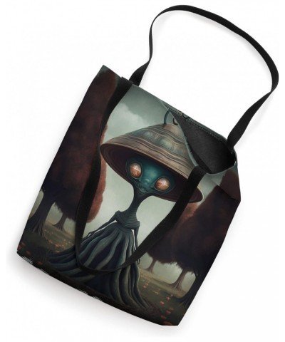 Flatwoods Monster "Braxie" 1952 Creepy Alien Cryptid Legend Tote Bag $11.66 Totes