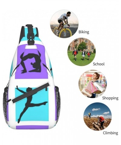 Durable Adjustable Outdoor Hiking hacker era Print Cross Chest Bag Diagonally Single Shoulder Backpack Gymnastics Game $17.12...