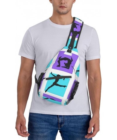 Durable Adjustable Outdoor Hiking hacker era Print Cross Chest Bag Diagonally Single Shoulder Backpack Gymnastics Game $17.12...