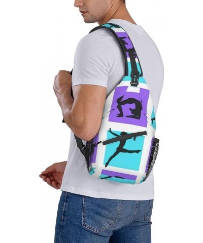 Durable Adjustable Outdoor Hiking hacker era Print Cross Chest Bag Diagonally Single Shoulder Backpack Gymnastics Game $17.12...