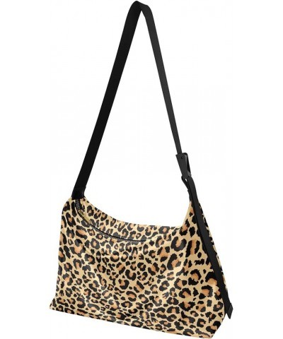 Blue Anchor PU Leather Shoulder Bag Hobo Large Crossbody Bags Floral Animal Print Women Shoulder Hobo Bag Leopard Print Reali...