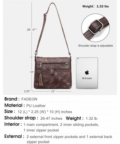 Leather Backpack Purse for Women with with Crossbody Bag for Women $42.11 Backpacks