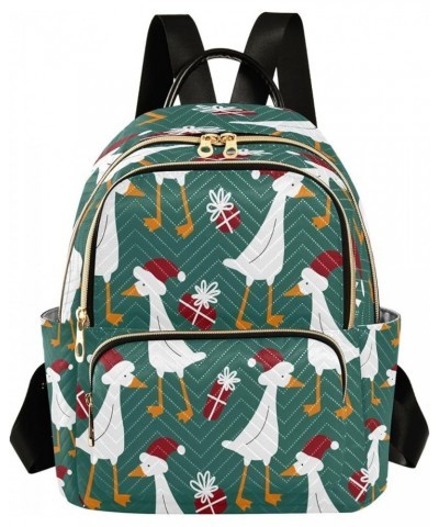 New Year Christmas Duck Gift Women Backpack Purse Ladies Fashion Shoulder Bag Daypack Travel Bag 7.5L Small $18.28 Backpacks