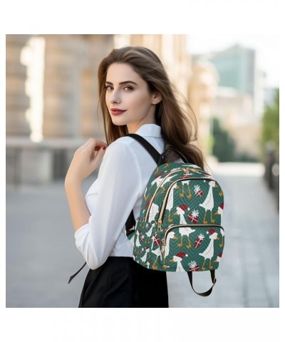 New Year Christmas Duck Gift Women Backpack Purse Ladies Fashion Shoulder Bag Daypack Travel Bag 7.5L Small $18.28 Backpacks