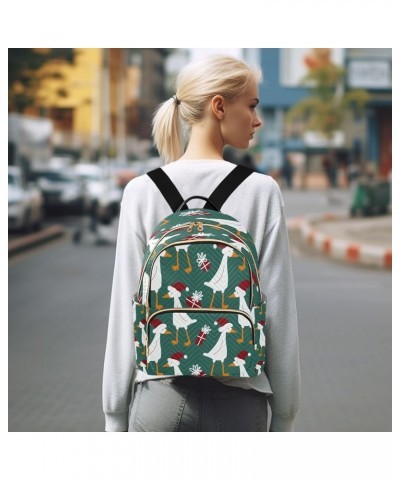 New Year Christmas Duck Gift Women Backpack Purse Ladies Fashion Shoulder Bag Daypack Travel Bag 7.5L Small $18.28 Backpacks