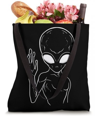 Alien Outer Space - Extraterrestrial Alien Tote Bag $11.21 Totes