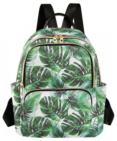 Tropical Palm Leaves Backpack Purse for Women Small Mini Women's Fashion Backpack Back Pack HandBag Lady Gifts,S Small $13.33...