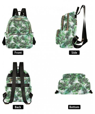 Tropical Palm Leaves Backpack Purse for Women Small Mini Women's Fashion Backpack Back Pack HandBag Lady Gifts,S Small $13.33...