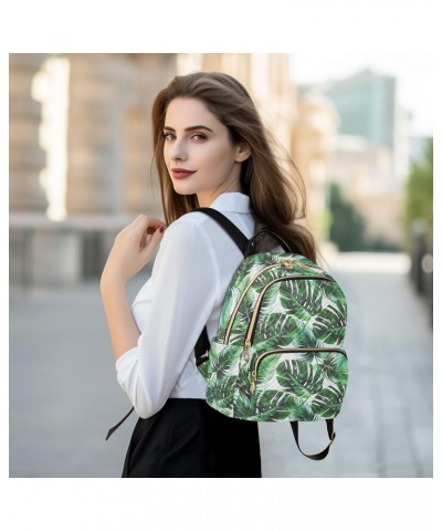 Tropical Palm Leaves Backpack Purse for Women Small Mini Women's Fashion Backpack Back Pack HandBag Lady Gifts,S Small $13.33...