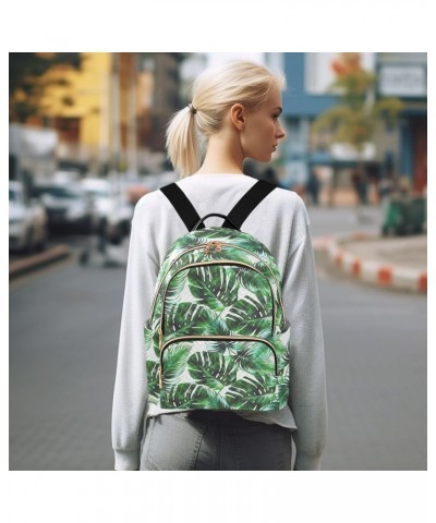 Tropical Palm Leaves Backpack Purse for Women Small Mini Women's Fashion Backpack Back Pack HandBag Lady Gifts,S Small $13.33...